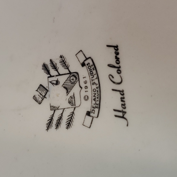 Vintage 1961 Duck by Delano Studios Decorative Plate Malcolm J. Fleming - Picture 5 of 6